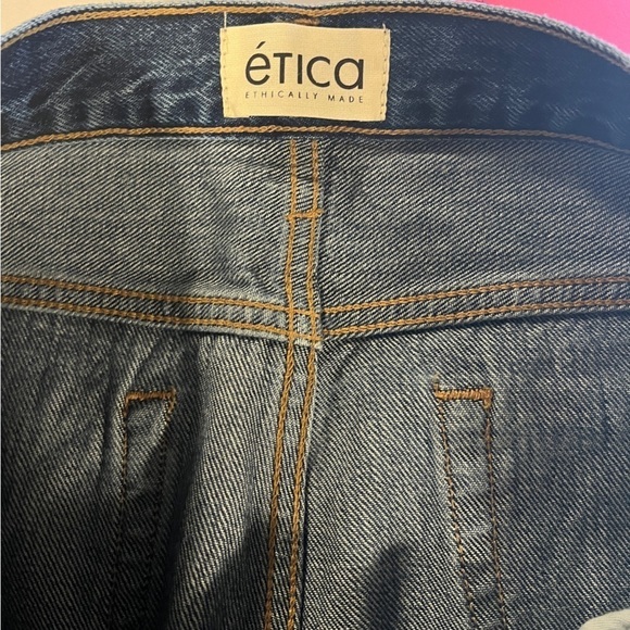ETICA NWT Rhea Mid Rise Crop Jeans in Wilder - Picture 9 of 13